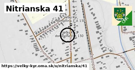 Nitrianska 41, Veľký Kýr