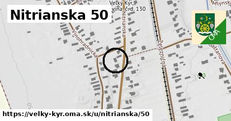 Nitrianska 50, Veľký Kýr