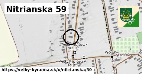 Nitrianska 59, Veľký Kýr