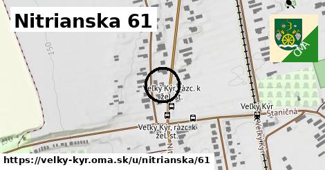 Nitrianska 61, Veľký Kýr