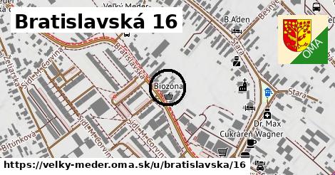 Bratislavská 16, Veľký Meder