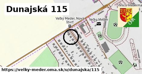 Dunajská 115, Veľký Meder