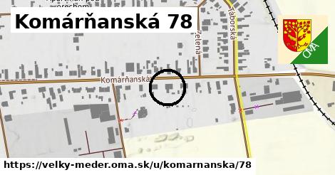 Komárňanská 78, Veľký Meder