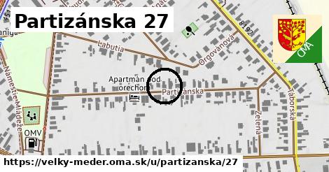 Partizánska 27, Veľký Meder