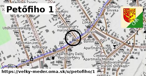 Petőfiho 1, Veľký Meder