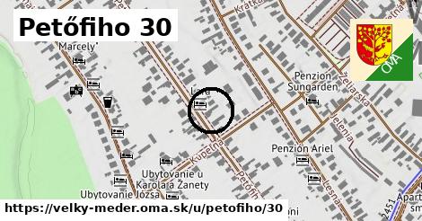 Petőfiho 30, Veľký Meder