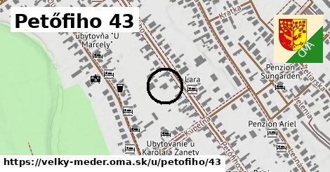 Petőfiho 43, Veľký Meder