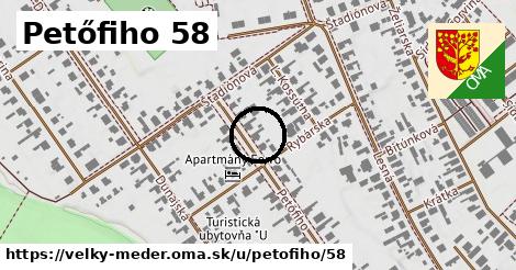 Petőfiho 58, Veľký Meder