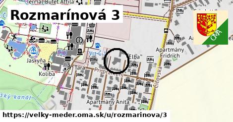 Rozmarínová 3, Veľký Meder