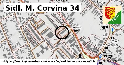 Sídl. M. Corvina 34, Veľký Meder