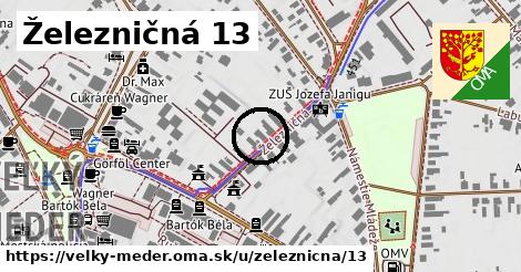 Železničná 13, Veľký Meder