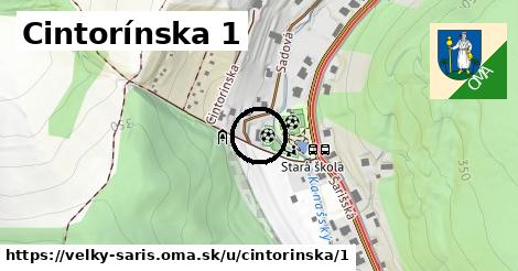 Cintorínska 1, Veľký Šariš