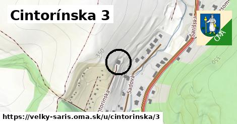 Cintorínska 3, Veľký Šariš