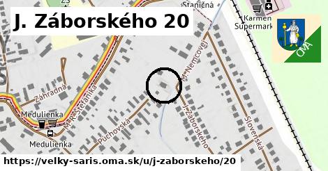 J. Záborského 20, Veľký Šariš