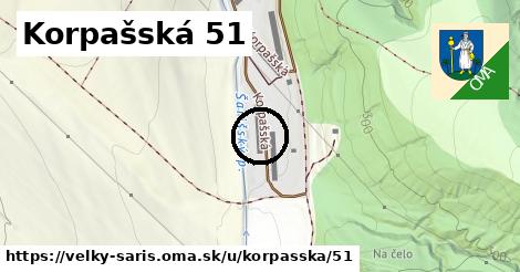 Korpašská 51, Veľký Šariš