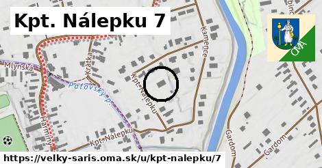 Kpt. Nálepku 7, Veľký Šariš