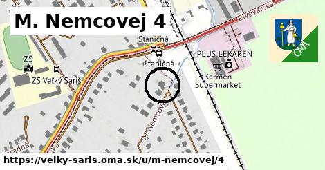 M. Nemcovej 4, Veľký Šariš