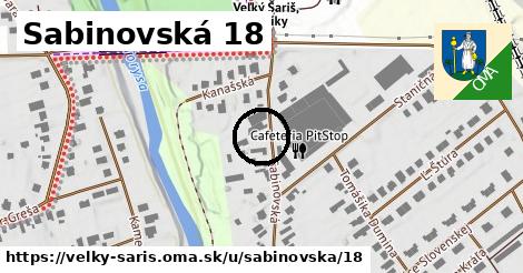 Sabinovská 18, Veľký Šariš