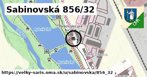 Sabinovská 856/32, Veľký Šariš