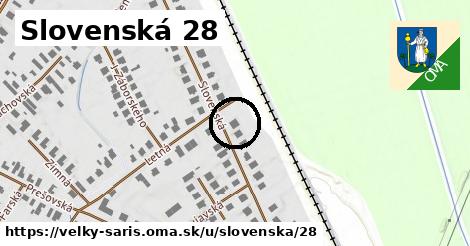 Slovenská 28, Veľký Šariš