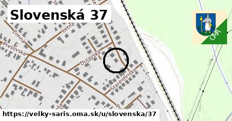 Slovenská 37, Veľký Šariš