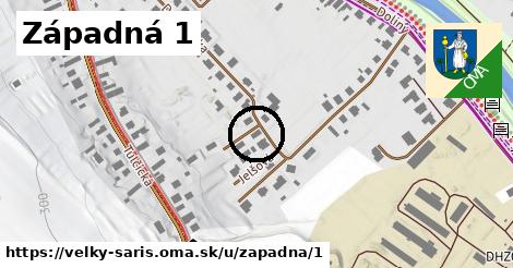 Západná 1, Veľký Šariš
