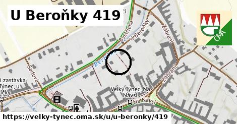 U Beroňky 419, Velký Týnec