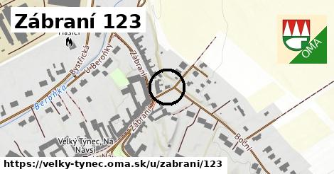 Zábraní 123, Velký Týnec