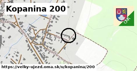 Kopanina 200, Velký Újezd