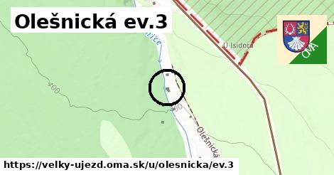 Olešnická ev.3, Velký Újezd