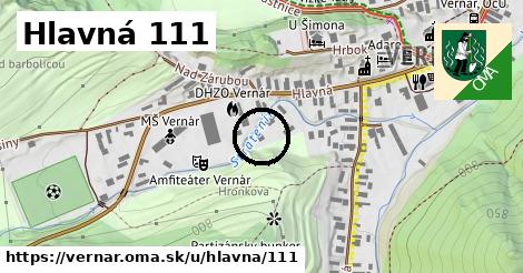 Hlavná 111, Vernár