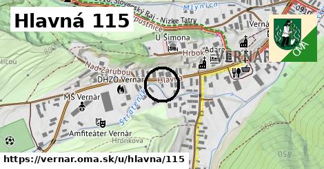 Hlavná 115, Vernár