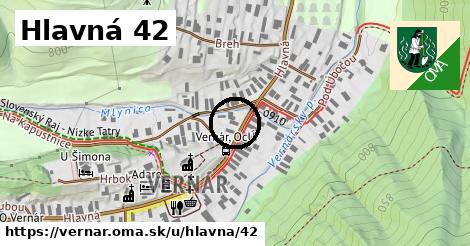 Hlavná 42, Vernár