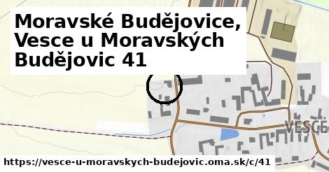 Moravské Budějovice, Vesce u Moravských Budějovic <span class="supisne">41</span>