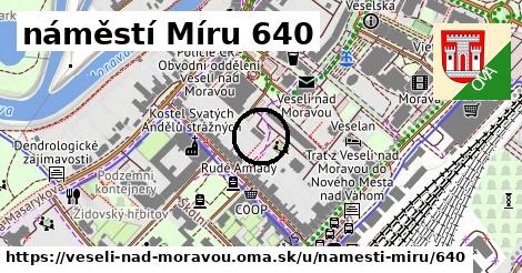 náměstí Míru 640, Veselí nad Moravou