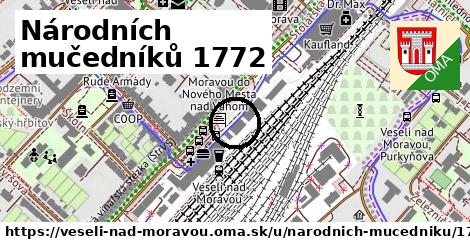 Národních mučedníků 1772, Veselí nad Moravou