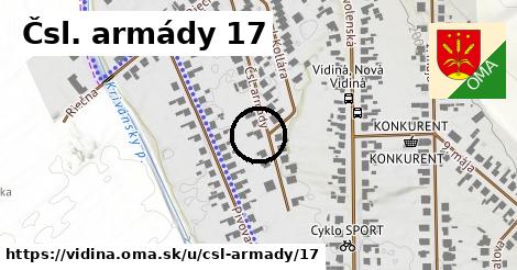 Čsl. armády 17, Vidiná