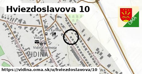 Hviezdoslavova 10, Vidiná