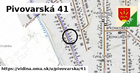 Pivovarská 41, Vidiná