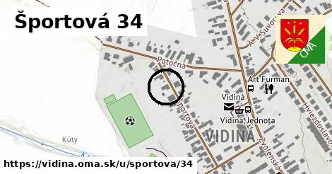 Športová 34, Vidiná