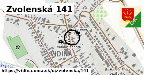 Zvolenská 141, Vidiná