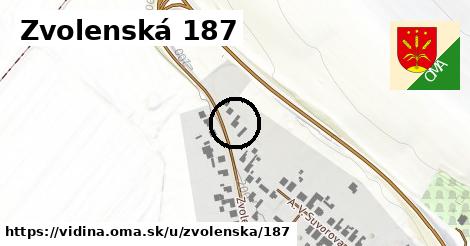 Zvolenská 187, Vidiná