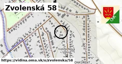 Zvolenská 58, Vidiná