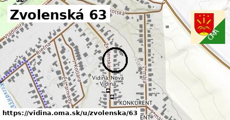 Zvolenská 63, Vidiná