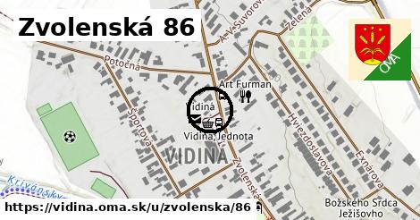 Zvolenská 86, Vidiná