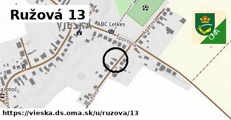 Ružová 13, Vieska, okres DS