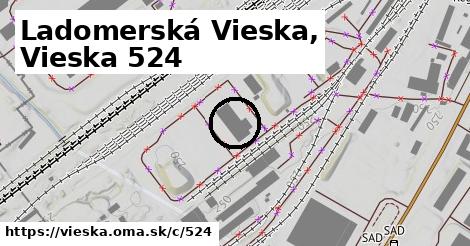 Ladomerská Vieska, Vieska <span class="supisne">524</span>