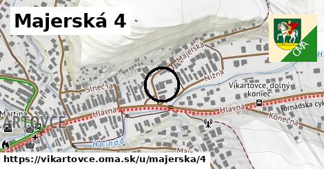 Majerská 4, Vikartovce