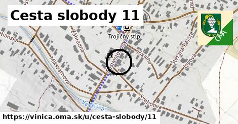 Cesta slobody 11, Vinica