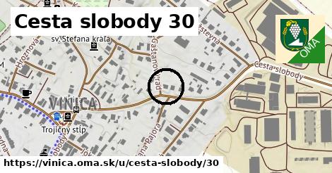 Cesta slobody 30, Vinica